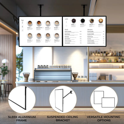 LED Advertising Menu and Poster Light Box A1 - Professional Display