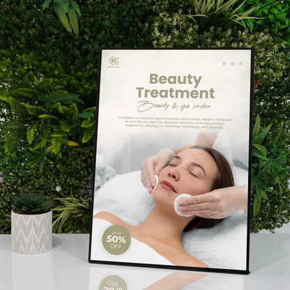 LED Advertising Menu and Poster Light Box A2 - Compact Professional Display