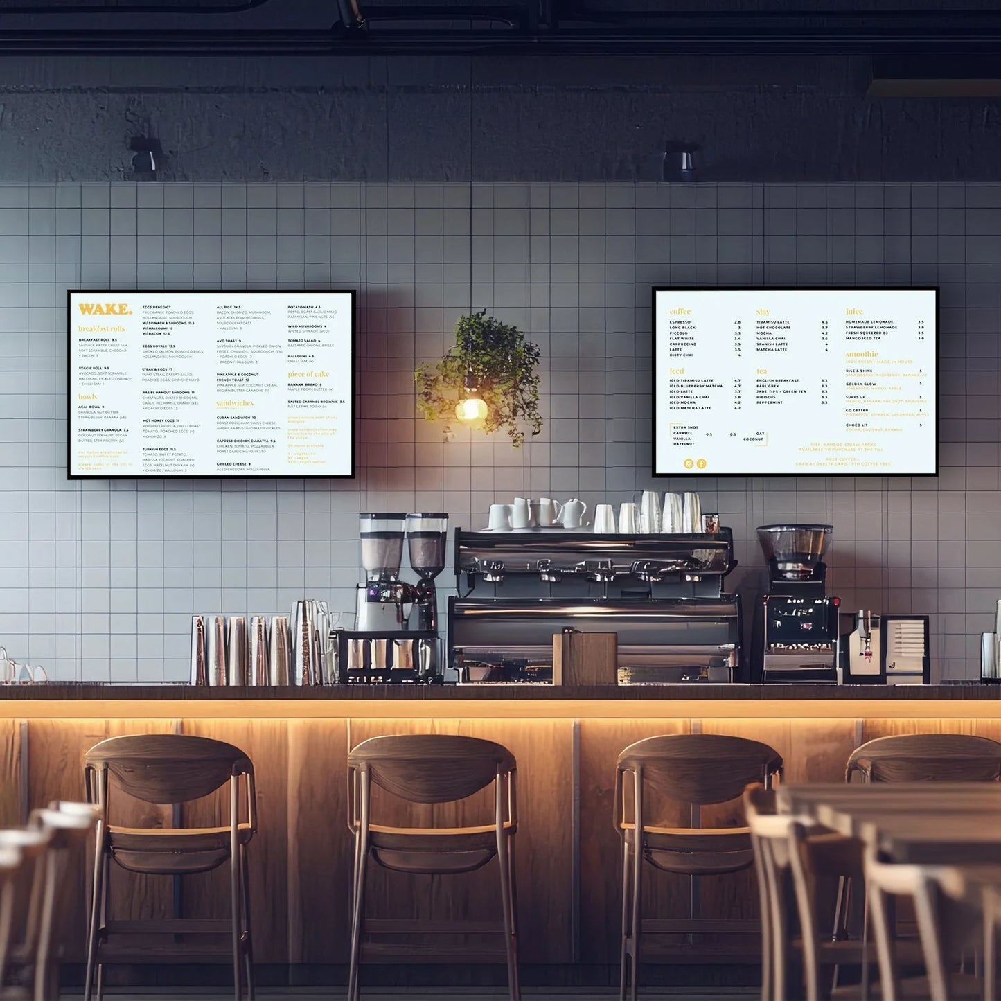 LED Advertising Menu and Poster Light Box A3 - Compact Professional Display