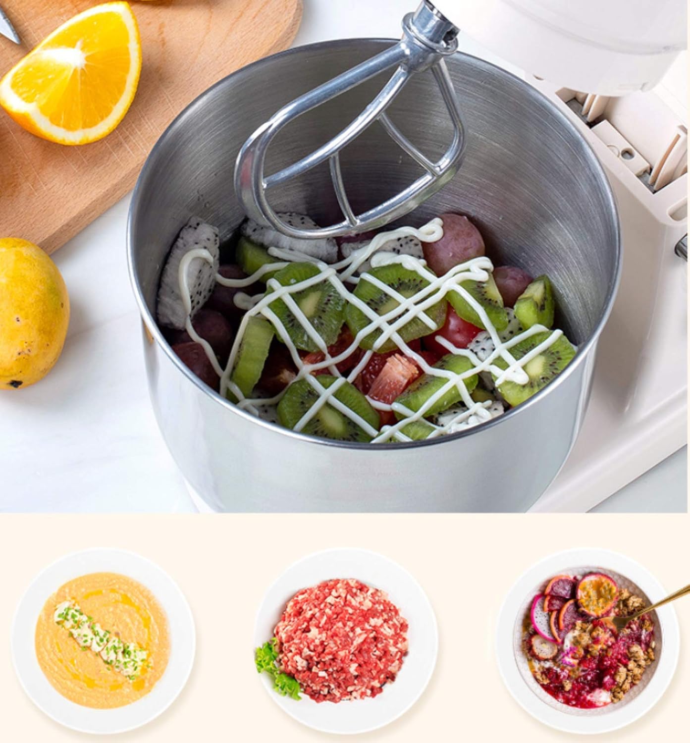 Stand Mixer 5L 1000W 6-Speed Tilt-Head