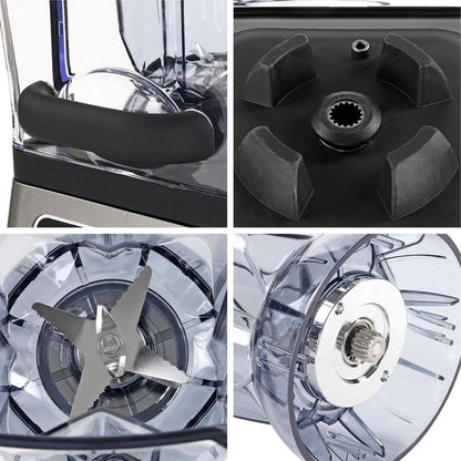 Keloo Commercial Blender 2.5L with Sound Enclosure - 2200W Professional