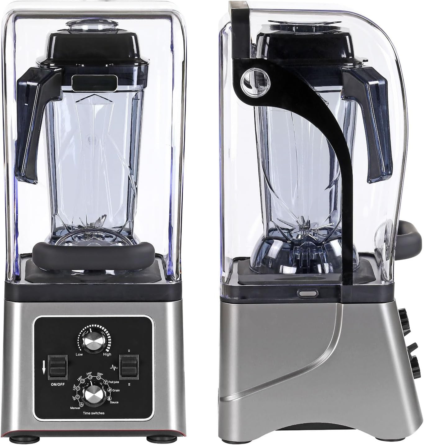 Keloo Commercial Blender 2.5L with Sound Enclosure - 2200W Professional
