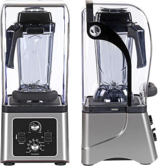 Keloo Commercial Blender 2.5L with Sound Enclosure - 2200W Professional