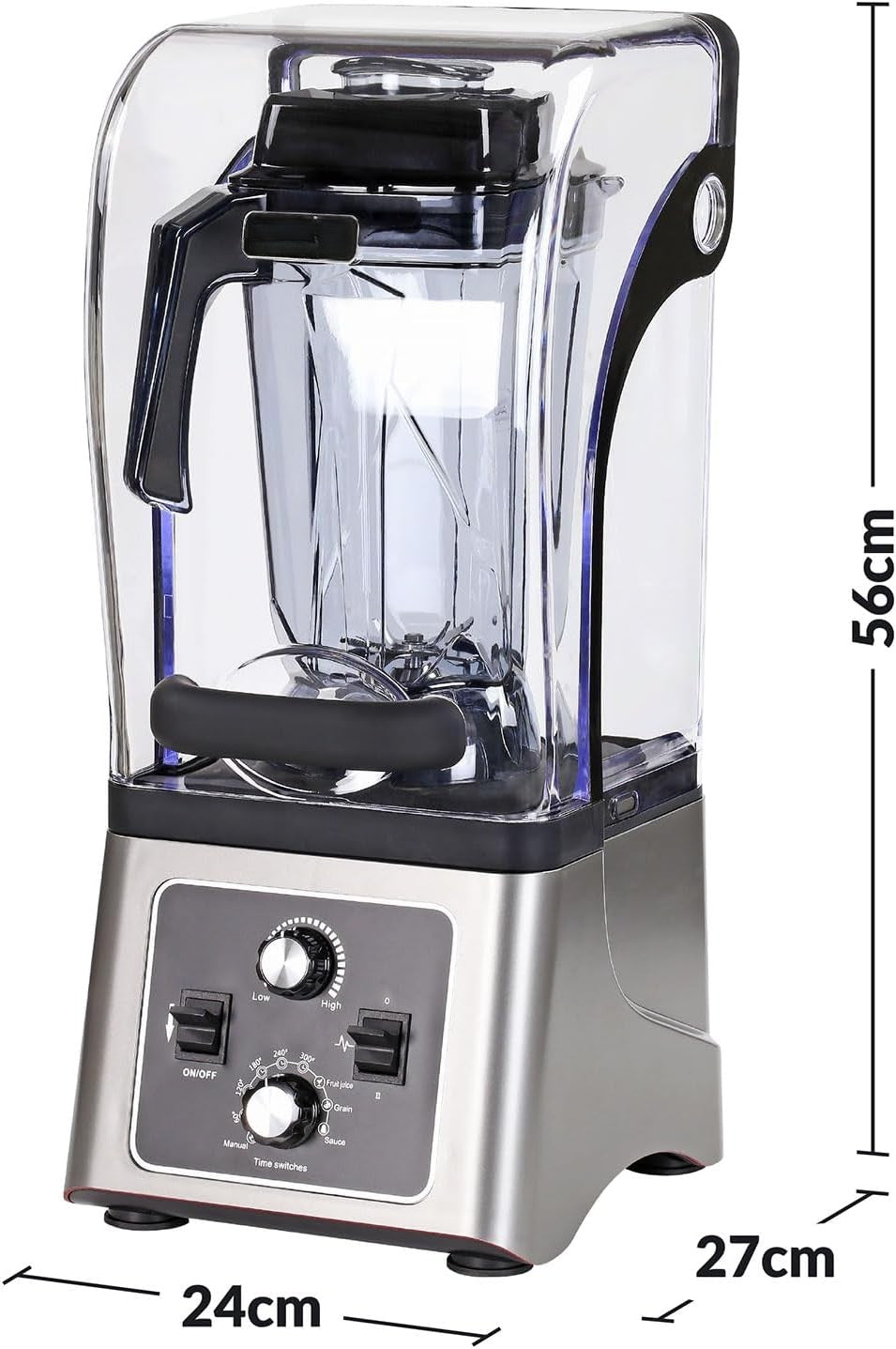 Keloo Commercial Blender 2.5L with Sound Enclosure - 2200W Professional