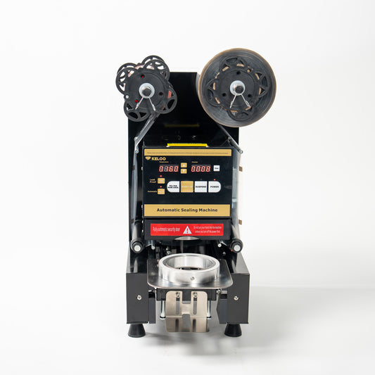 Automatic Cup Sealing Machine Commercial Bubble Tea 550-650 Cups/H