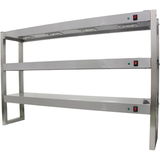 KELOO Commercial Quartz Lamp Heating Gantry Three Tiers 1500mm - Large Capacity