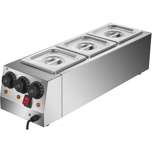 KELOO Commercial Chocolate Melter Triple Pan 2.0kW