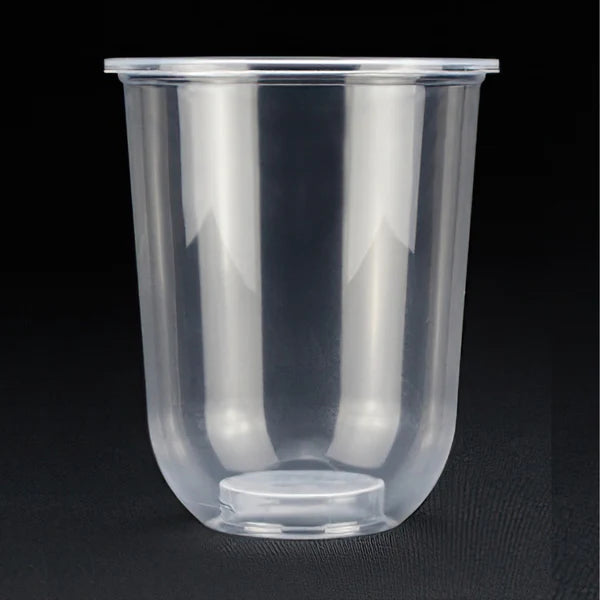 Bubble Tea U-Shape PP Cups (500ml & 700ml)