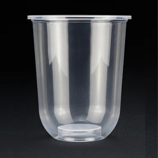 Bubble Tea U-Shape PP Cups (500ml & 700ml)
