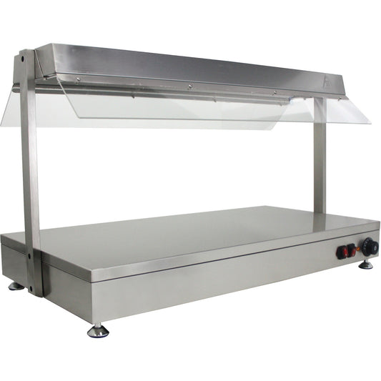 KELOO Electric Food Warmer with Gantry, Heated Food Station1240mm - 2.05kW Large Professional