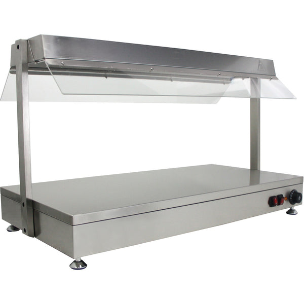 KELOO Electric Food Warmer with Gantry, Heated Food Station1240mm - 2.05kW Large Professional